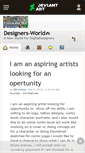 Mobile Screenshot of designers-world.deviantart.com