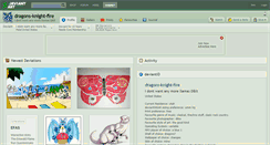 Desktop Screenshot of dragons-knight-fire.deviantart.com
