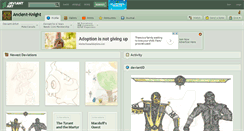 Desktop Screenshot of ancient-knight.deviantart.com