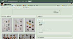 Desktop Screenshot of dragonhand.deviantart.com