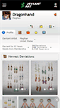 Mobile Screenshot of dragonhand.deviantart.com