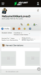 Mobile Screenshot of natsumexmikanlovaxd.deviantart.com