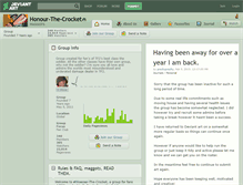 Tablet Screenshot of honour-the-crocket.deviantart.com