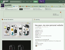 Tablet Screenshot of luwe2009.deviantart.com