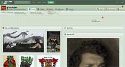 Desktop Screenshot of grimcinder.deviantart.com