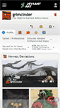 Mobile Screenshot of grimcinder.deviantart.com