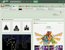Tablet Screenshot of intovex.deviantart.com