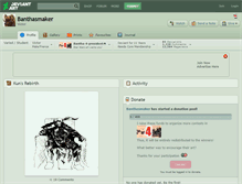 Tablet Screenshot of banthasmaker.deviantart.com