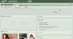 Desktop Screenshot of bang-your-dead.deviantart.com
