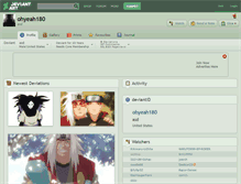 Tablet Screenshot of ohyeah180.deviantart.com