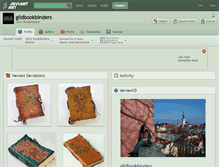 Tablet Screenshot of gildbookbinders.deviantart.com