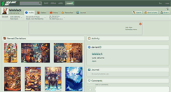 Desktop Screenshot of lalalalack.deviantart.com