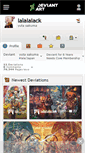 Mobile Screenshot of lalalalack.deviantart.com