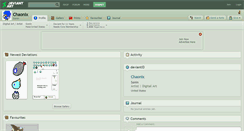 Desktop Screenshot of chaonix.deviantart.com