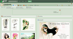 Desktop Screenshot of lauramossop.deviantart.com