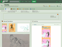 Tablet Screenshot of fenrira.deviantart.com