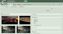 Desktop Screenshot of clarabox.deviantart.com