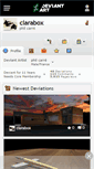 Mobile Screenshot of clarabox.deviantart.com