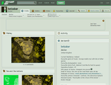 Tablet Screenshot of belzabar.deviantart.com