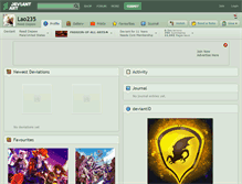 Tablet Screenshot of lao235.deviantart.com