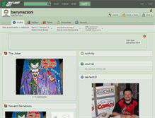 Tablet Screenshot of barrymazzoni.deviantart.com