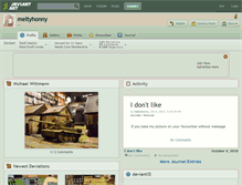 Tablet Screenshot of meltyhonny.deviantart.com