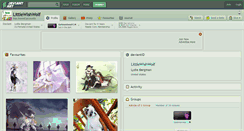 Desktop Screenshot of littlewishwolf.deviantart.com