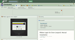 Desktop Screenshot of deonmustard.deviantart.com