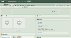 Desktop Screenshot of hperotic.deviantart.com