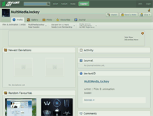 Tablet Screenshot of multimediajockey.deviantart.com