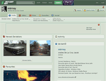 Tablet Screenshot of mirrrey.deviantart.com