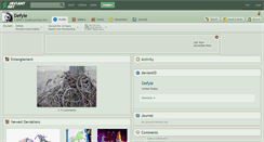 Desktop Screenshot of defyie.deviantart.com