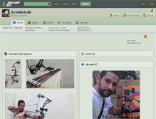 Tablet Screenshot of ex-inferis-br.deviantart.com