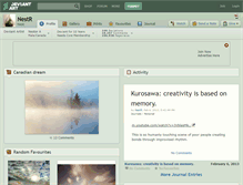 Tablet Screenshot of nestr.deviantart.com