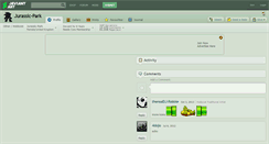 Desktop Screenshot of jurassic-park.deviantart.com