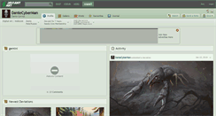 Desktop Screenshot of dantecyberman.deviantart.com