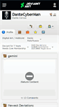 Mobile Screenshot of dantecyberman.deviantart.com
