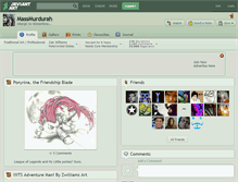 Tablet Screenshot of massmurdurah.deviantart.com