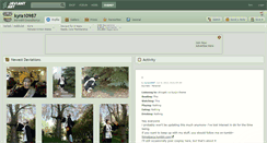 Desktop Screenshot of kyra10987.deviantart.com