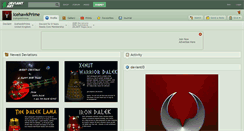 Desktop Screenshot of icehawkprime.deviantart.com