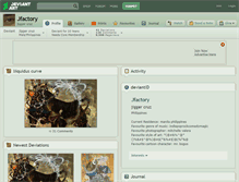 Tablet Screenshot of jfactory.deviantart.com
