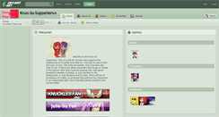 Desktop Screenshot of knux-su-supporters.deviantart.com