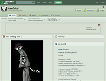 Tablet Screenshot of max-sutari.deviantart.com