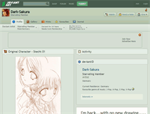 Tablet Screenshot of dark-sakura.deviantart.com