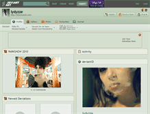 Tablet Screenshot of lydyzze.deviantart.com