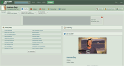 Desktop Screenshot of mamas-boy.deviantart.com