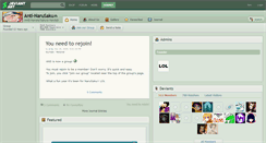 Desktop Screenshot of anti-narusaku.deviantart.com