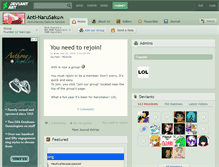 Tablet Screenshot of anti-narusaku.deviantart.com