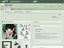 Tablet Screenshot of kuro-x-sora.deviantart.com