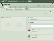 Tablet Screenshot of csandralea.deviantart.com